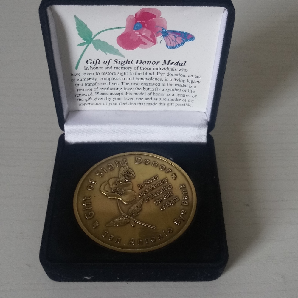 Git of Sight Donor ,Medical Eye Bank San Antonio 